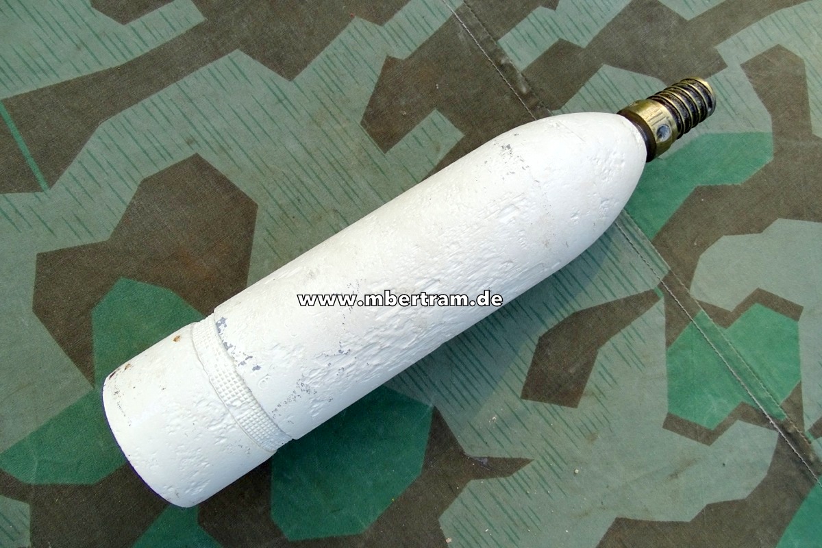 Französisches 75 mm Schrapnell Geschoss mit 22/31 Mle 1897 Zünder (24 sec)
