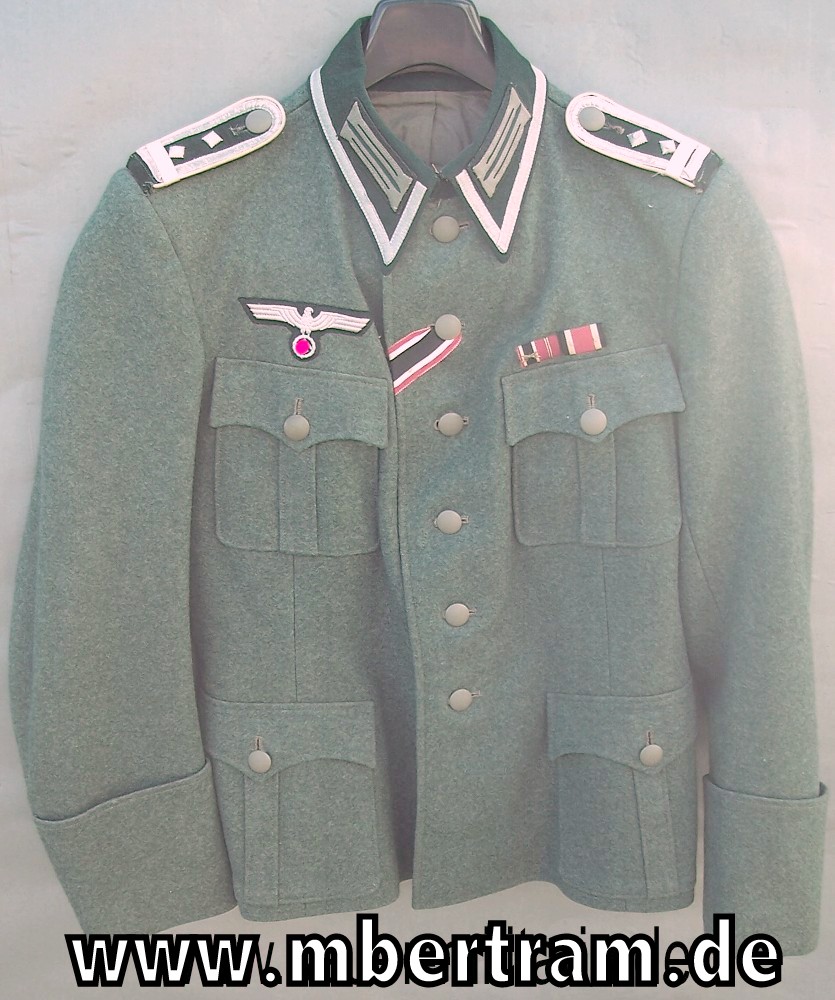 Wehrmacht Feldbluse für einen Hauptfeldwebel der Infanterie