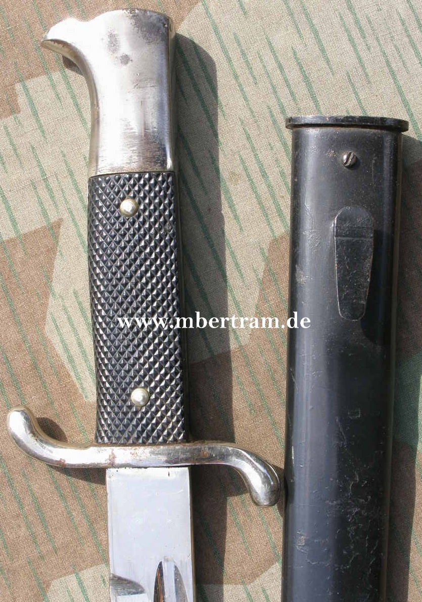 Feuerwehr Extra Seitengewehr Klingenlänge 24,7cm.