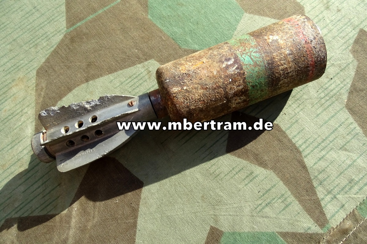 Britische 45mm Wurf Granate/ Werfer Granate : H.E. 2-Inch Mortar Bomb 1940